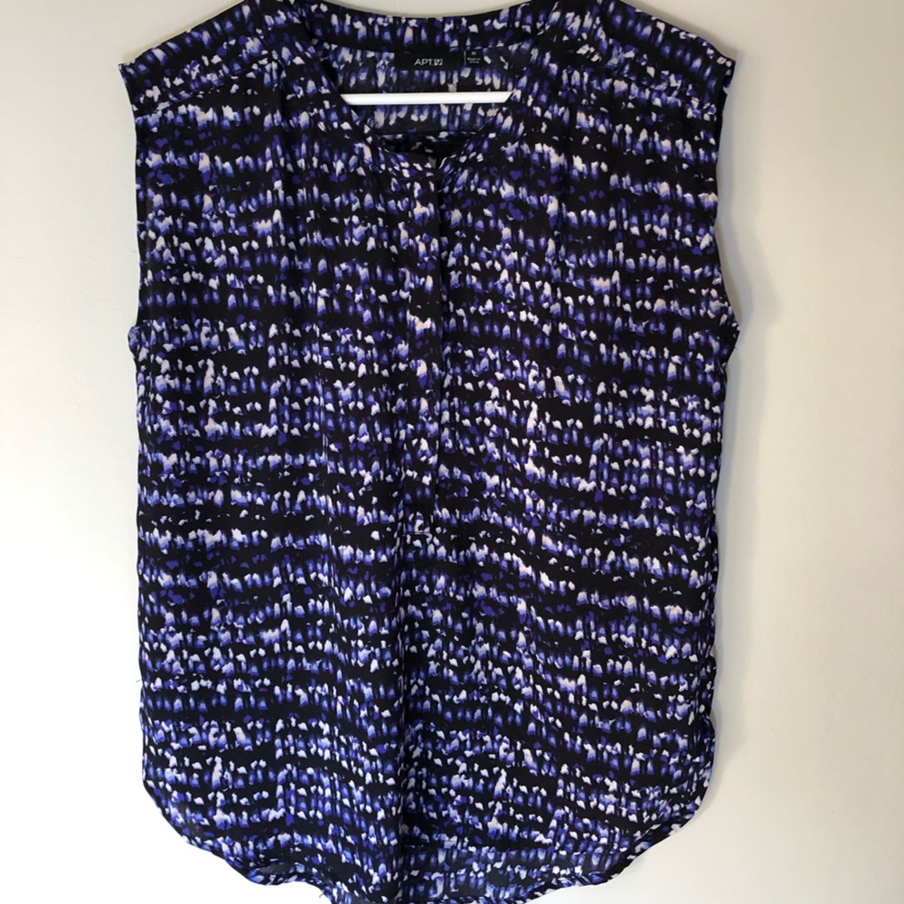 Tank top blue and black